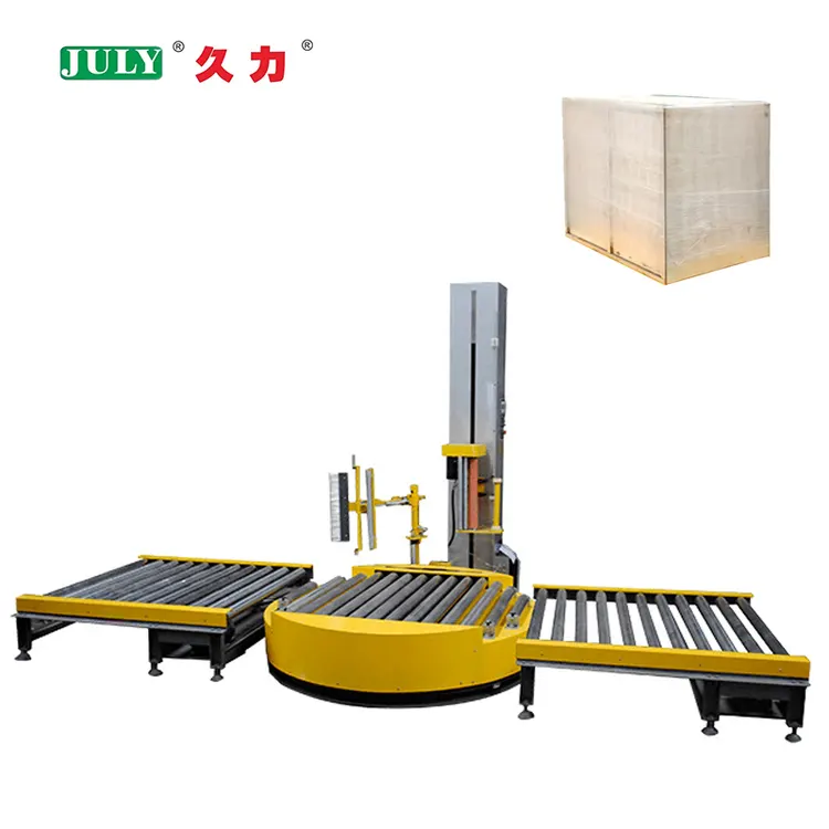 JULY Automatic Winding Machine Fully Auto Wrapping Machine Online Stretch Film Wrapping Machine