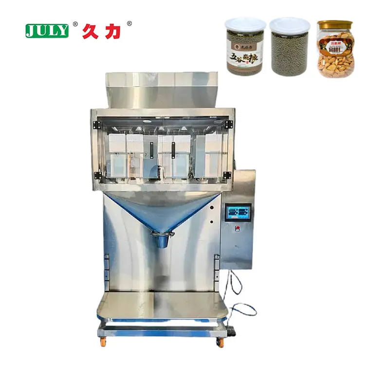 Fully Automatic10g-500g Granule Filling Packing Machine Food Screws Sugers Filling Machine