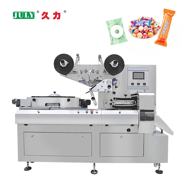 JULY Lollipop High Speed Cotton Automatic Confectionery Packing Gummy Candy Packing Machine