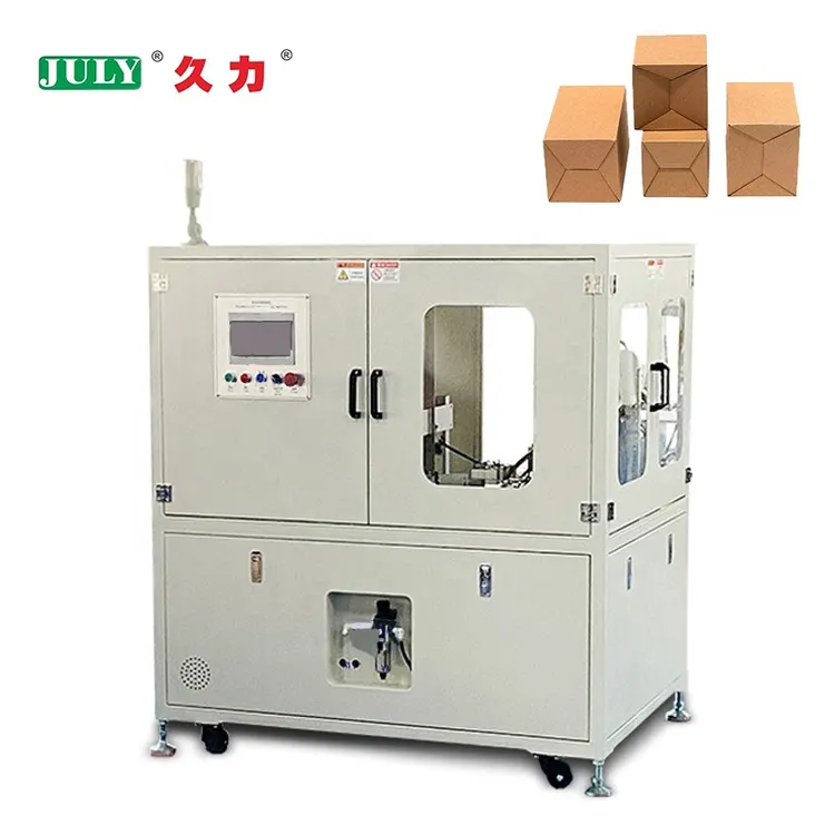 Fully Automatic Customized Crash Lock Bottom Box Folding Machine for Printing & Packaging Company
