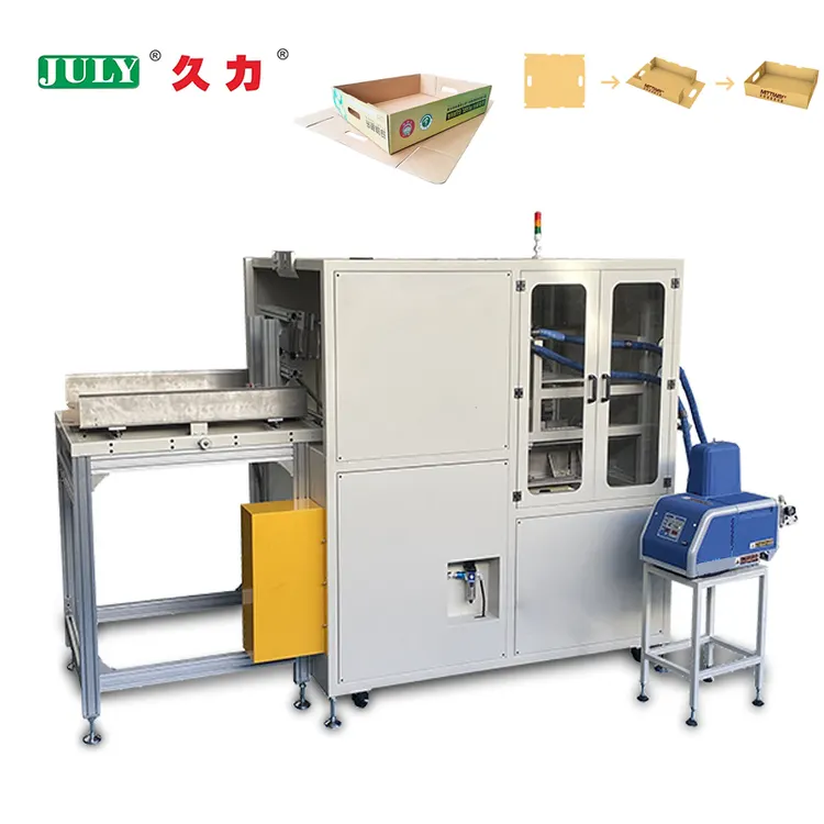 Fully Automatic Corrugated Egg Carton Box Making Machine Carton Sealer for Food & Beverage Packaging
