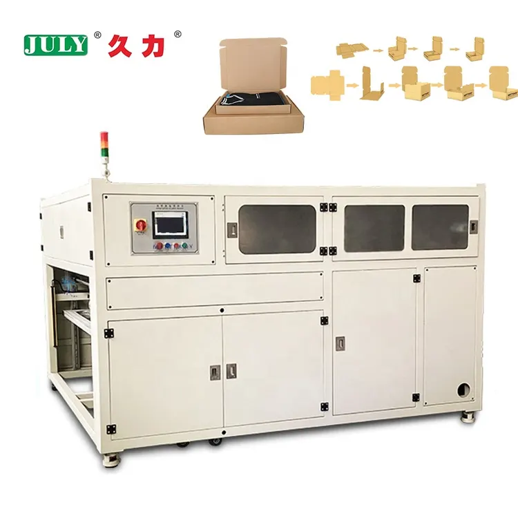 High Efficiency Factory Price Large Size Carton Forming Box Folding Machine for E-commerce & Logistics