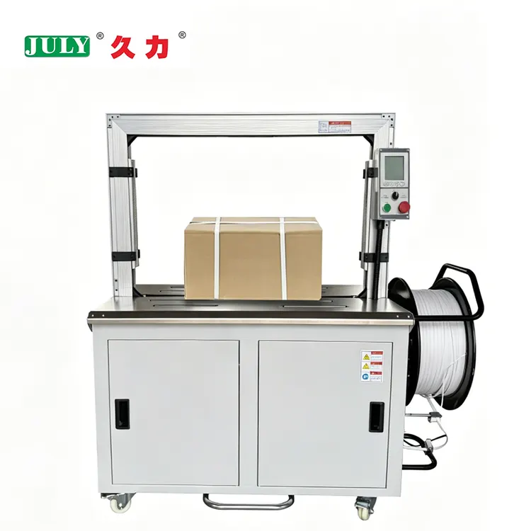 Fully Automatic PP PET Band Strapping Machine for Carton Box Warehouse Logistics