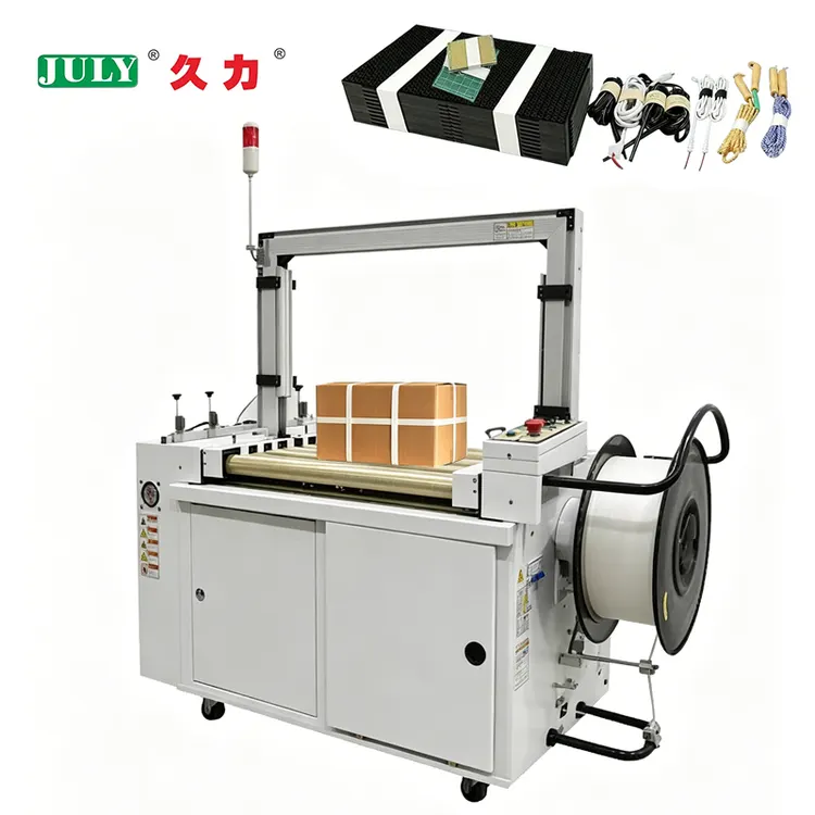 Automatic Roller Conveyor PP Strapping Machine Carton Box Strapping Banding Machine in Packing Line