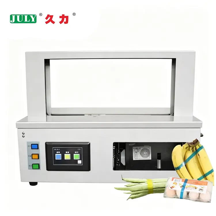 Automatic Bundle Heat Sealing Strapping Package Machine for Bundling Vegetables and Fruits