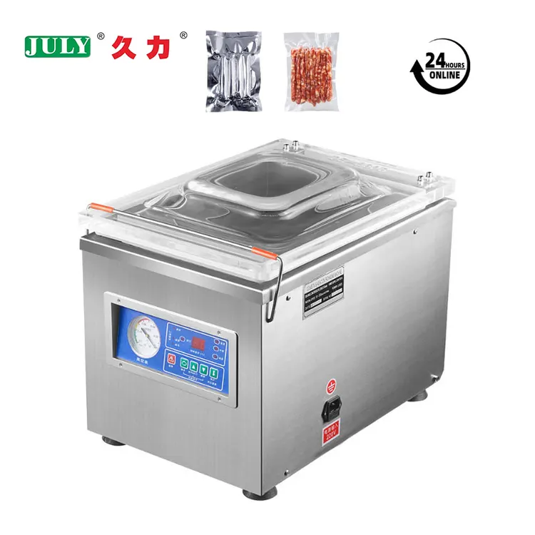 DZ-260B Wholesale Commercial Desktop Sealer Vacuum Packaging Machine for Use Seafood and Cooked Food Packaging