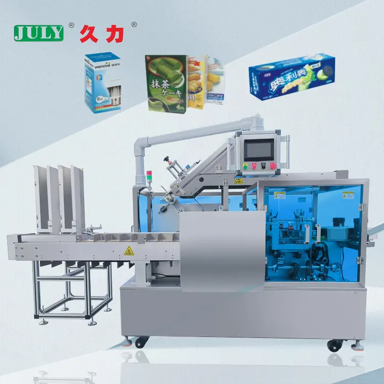 Fully Automatic Horizontal Cartoning Machine for Perfume Bottle and Cosmetic Packaging