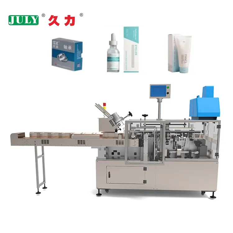 Multi-functional Automatic Cartoning Packing Machine for Cosmetic Bottles and Tubes Type
