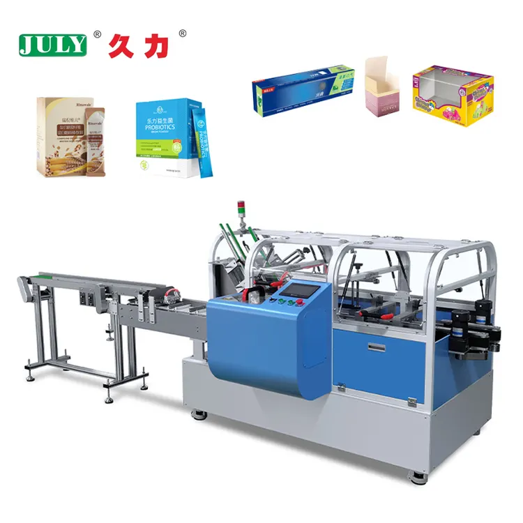 Multi-functional High-Speed Servo Cartoning Machine 40-50 Boxes/Min for Tea Bags Food Snack Packing Machine