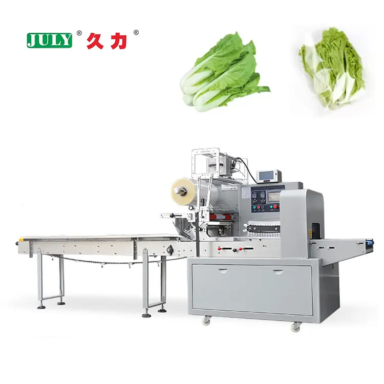 Customized Horizontal Pillow Packing Machine Vegetables Pillow Packing Sealing Machine