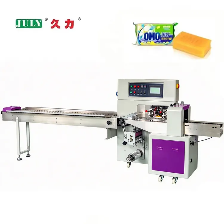 Automatic High Speed Horizontal Pillow Packing Machine for Soap Packaging Machine