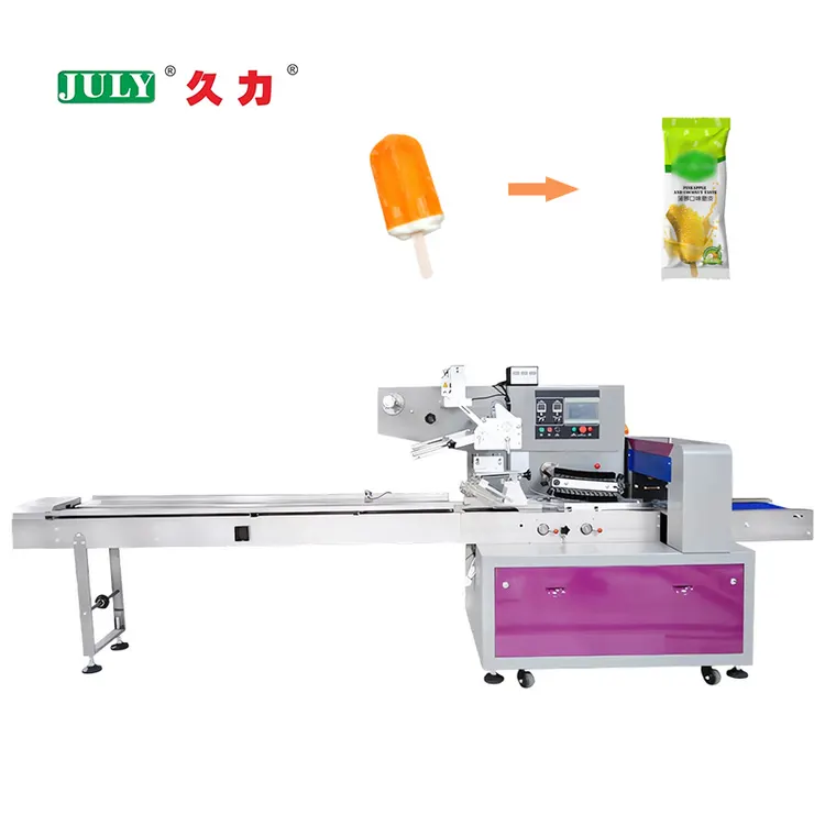 Customized Automatic High Speed Horizontal Flow Packing Machine for Soap Candy Rusk and Bakery Products