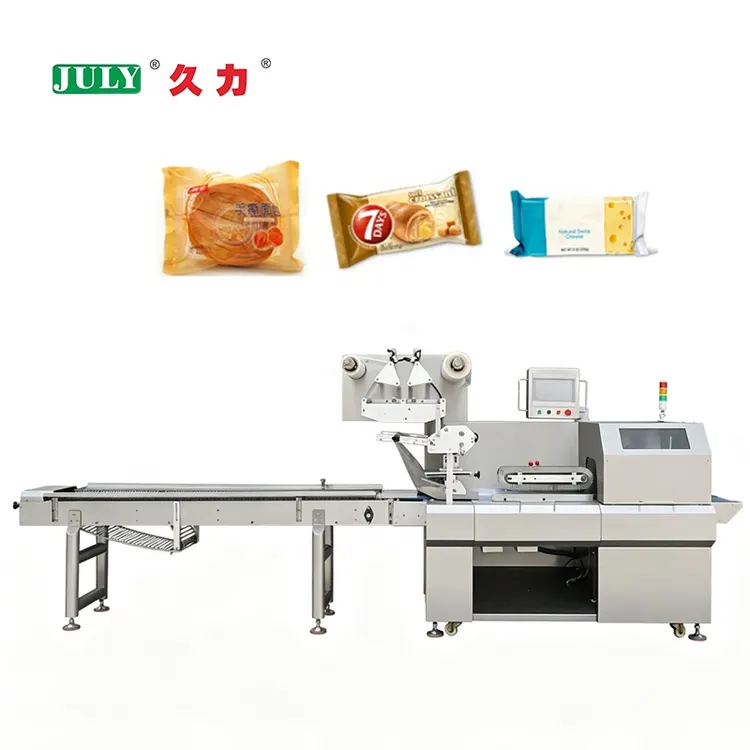 High Speed Automatic Horizontal Reciprocating Packaging Machine for Cake Bread Food Packing Machine