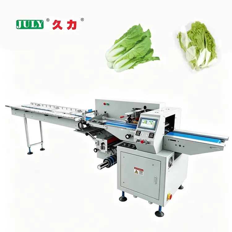 Multi-Functional Full Automatic Horizontal Pillow Packing Machine for Vegetables Packaging Machine