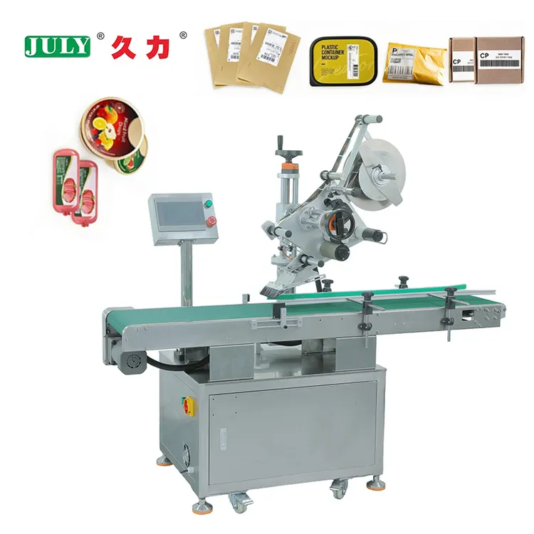 Fully Automatic Flat Surface Labeling Machine for Premade Sachet Doypack Pouch Surface Pasting Machine