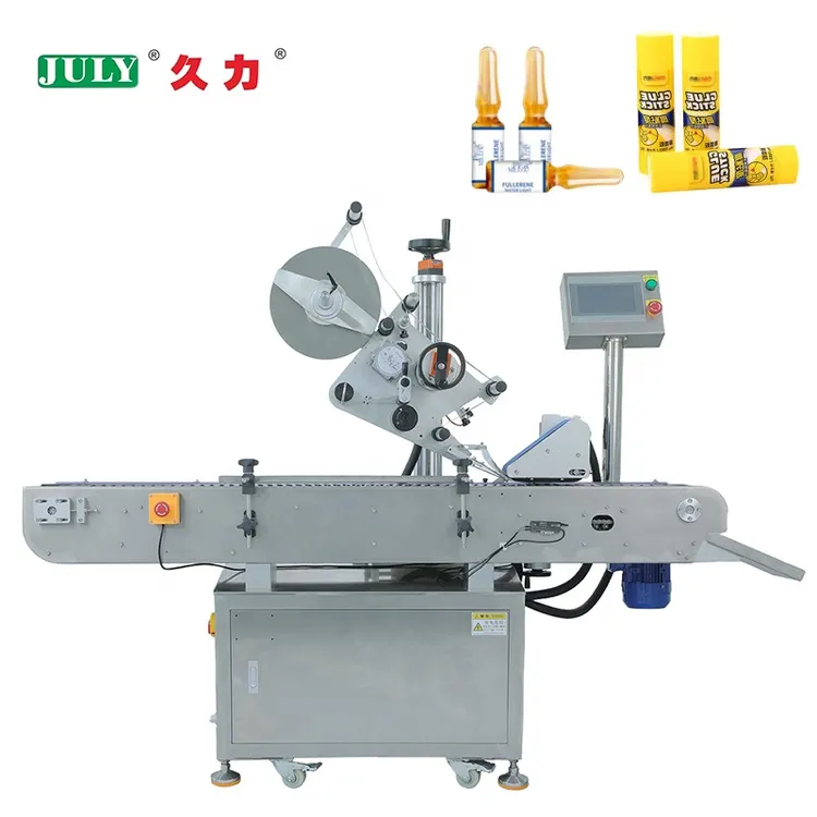 Automatic Horizontal Labeling Machine for Small Cosmetic Vial Oral Liquid Bottles