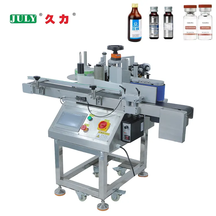 Automatic Mini Desktop Labelling Machine for Round Jars Cans Bottles