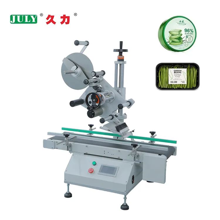 Automatic Portable Flat Labeling Machine for Box Cardboard Stand Bag Paging Mini Surface Express Delivery Label Sticker