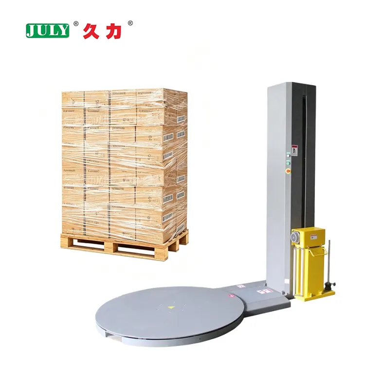 Fully Automatic Pallet Wrapping Machine Electric Plastic Film Stretch Film Machine