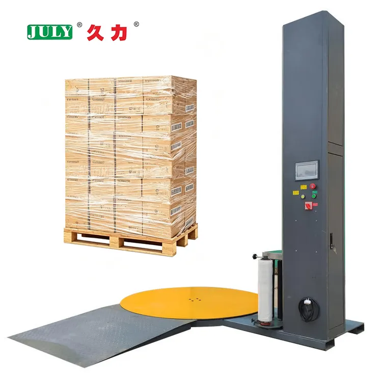 Industrial Factory Automatic Pallet Wrapping Machine Stretch Film Carton Baler Packaging Machine