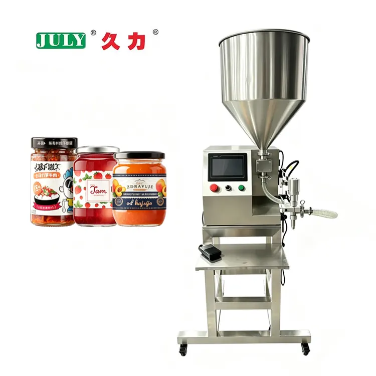 Semi Automatic High Speed Servo PLC Liquid Filling Machine for Glass Bottles Liquid Cream Beverages Food Oil Paste