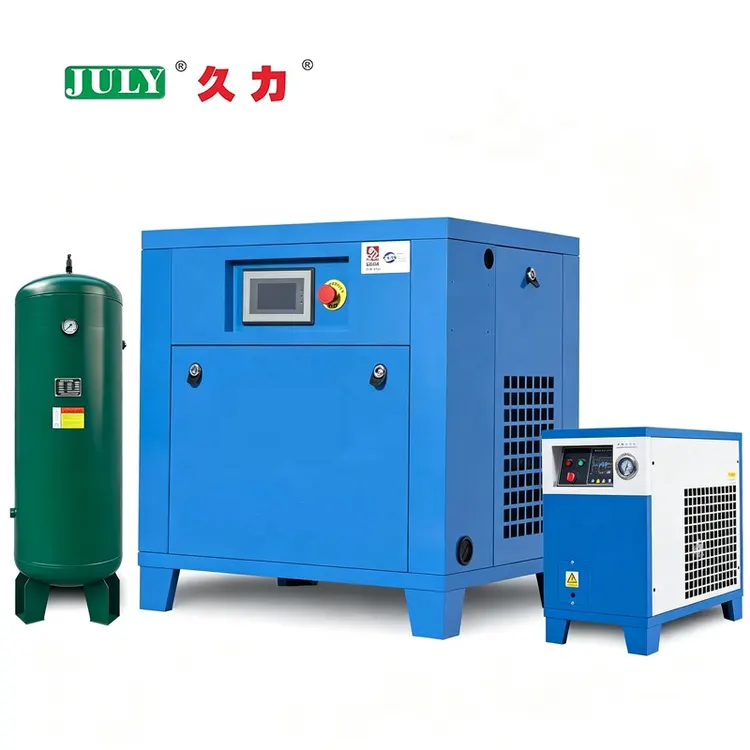 Air Compressor Permanent Magnet Frequency Conversion Screw air Compressor7.5KW Industrial Grade air Pump Screw Air Compressor