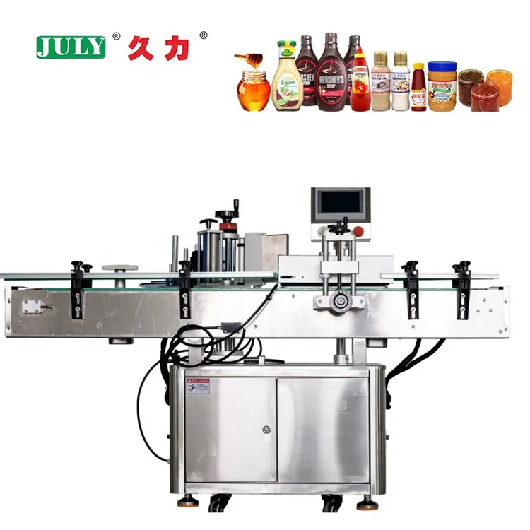 Fully Automatic Rolling Labeling Machine for Wine Jar Can Adhesive Sticker