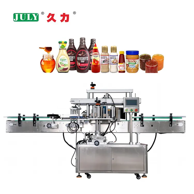 Fully Automatic Double-sided Labeling Machine for Round Square Can Bottle