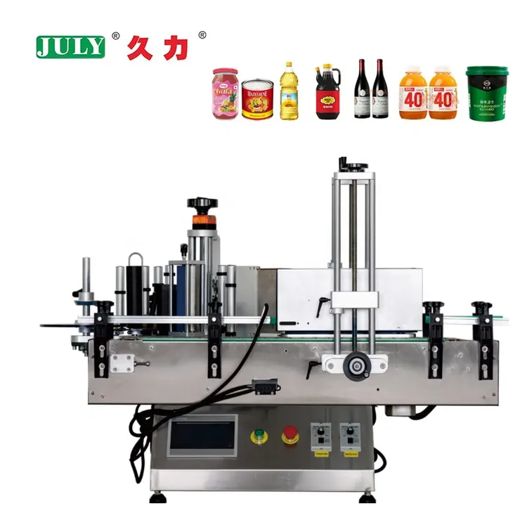 Multi-functional Desktop Rolling Labeling Machine for Food Daily Chemical Round Bottle Label Applicator