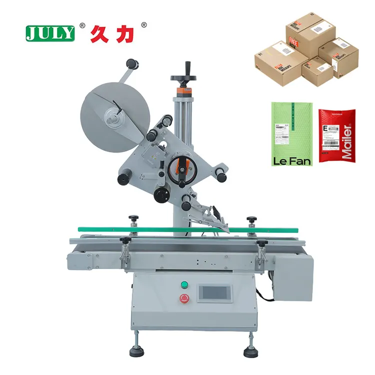 Automatic Desktop Portable Flat Labeling Machine for Box Cardboard Stand Bag Paging Express Label