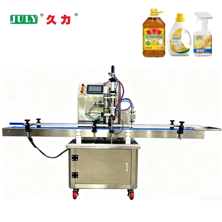 Fully Automatic Single-head Servo Paste Liquid Filling Machine for Sauce Oil and Beverage