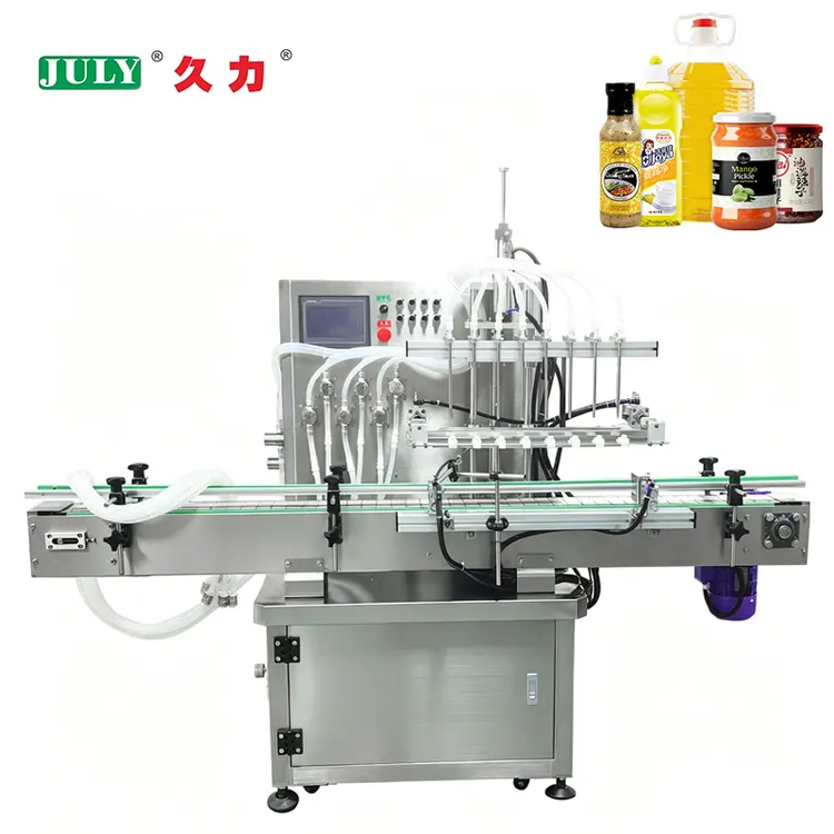 Automatic Liquid Filling Machine 8-head Pump Type Juice Drink Filling