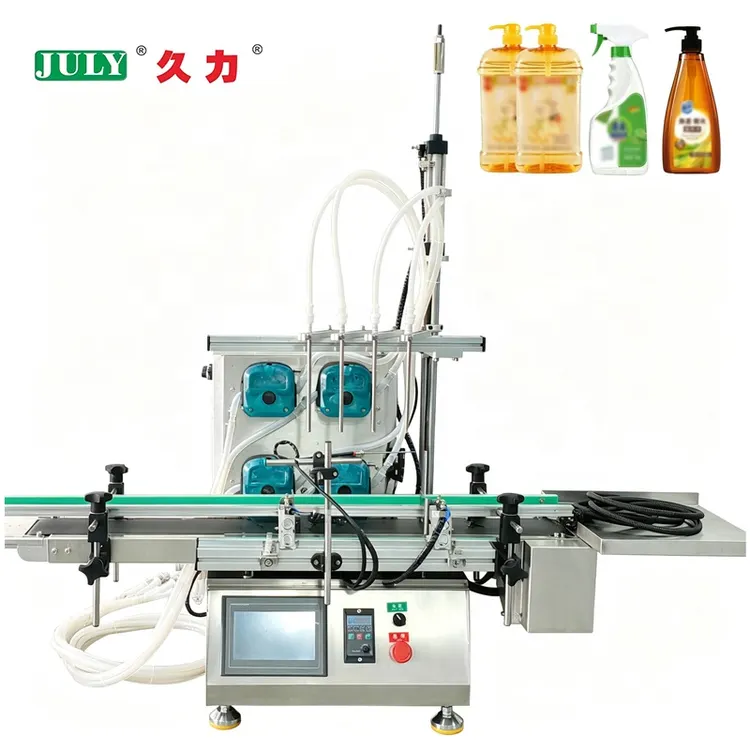 Fully Automatic Peristaltic Pump Liquid Filling Machine for Beverages and Juices