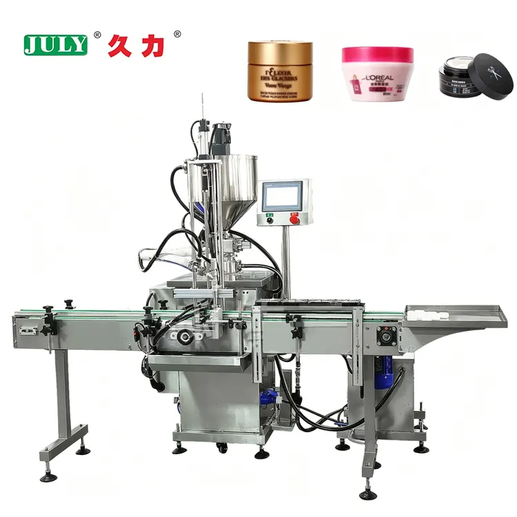 High-speed Automatic Single-head Heating Stirring Paste Liquid Filling Machine