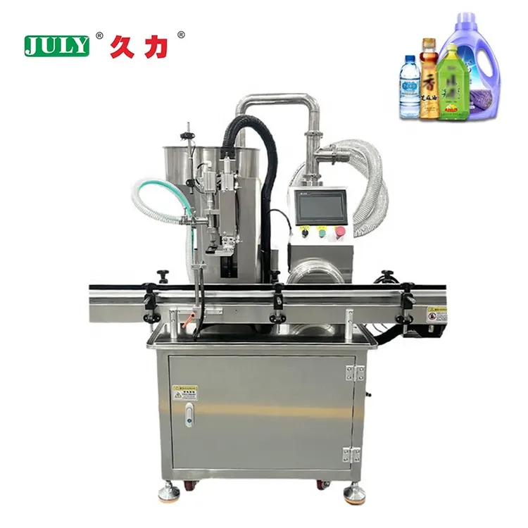 Automatic Single-head High-speed Submersible Liquid Filling Machine for Beverages Sauces Cosmetics Pastes Bottle Filling