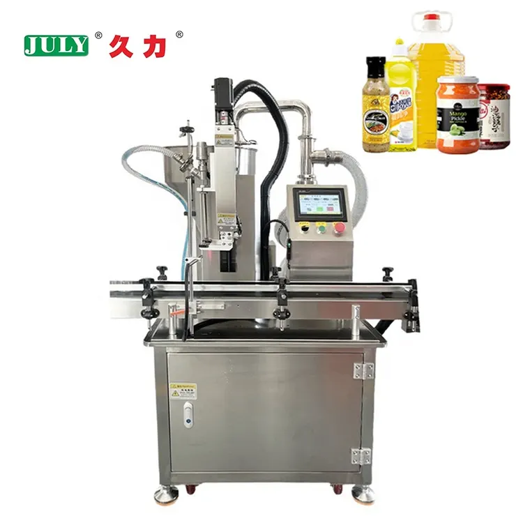 Automatic Single-head High-speed Liquid Filling Machine for Laundry Detergent, Cosmetic Paste Bottle Filling
