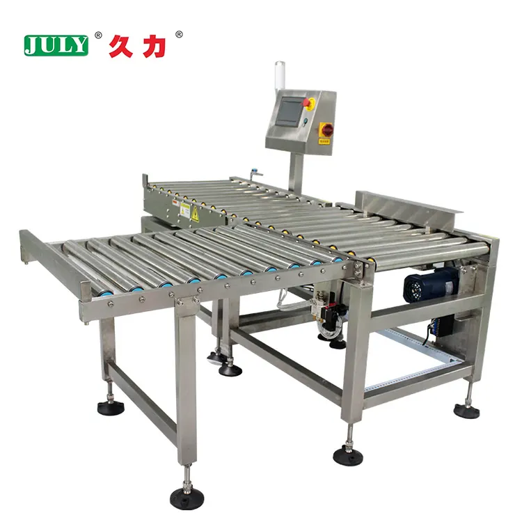 Powered Roller Scale Carton Bag Online Weighing Machine Assembly Line Stainless Steel Drum Electronic Scale