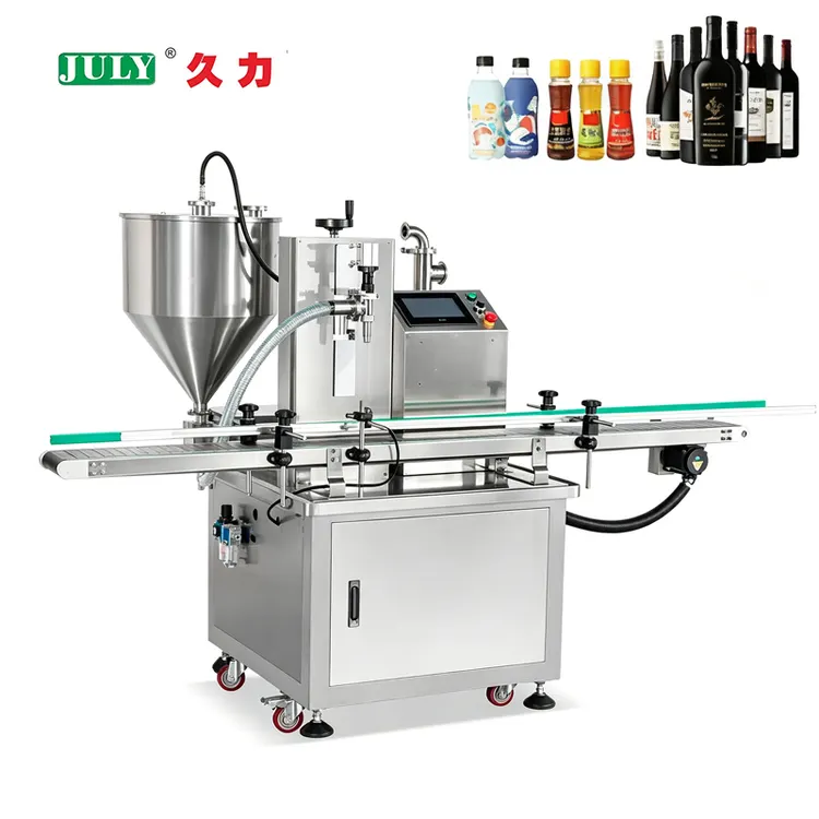Automatic Single Head Servo Liquid Filling Machine for Juice Cream Detergent Cosmetic Bottle Liquid Filling Machines