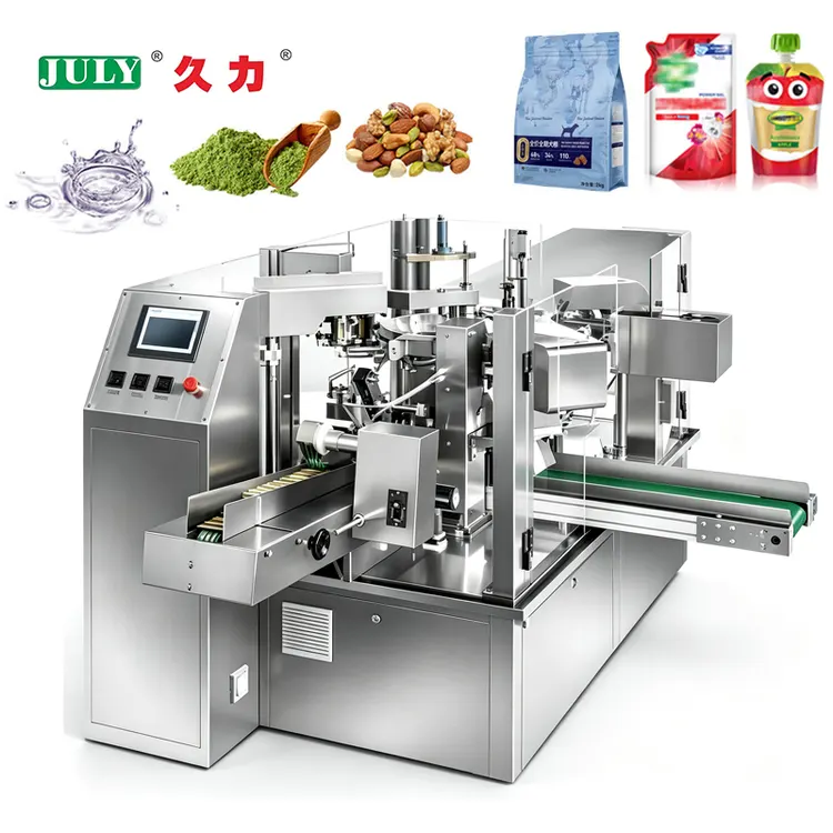 Large Scale Fully Automatic Bag Packaging Machine for Coffee Powder Food Milk Doypack Pouch Filling Machine