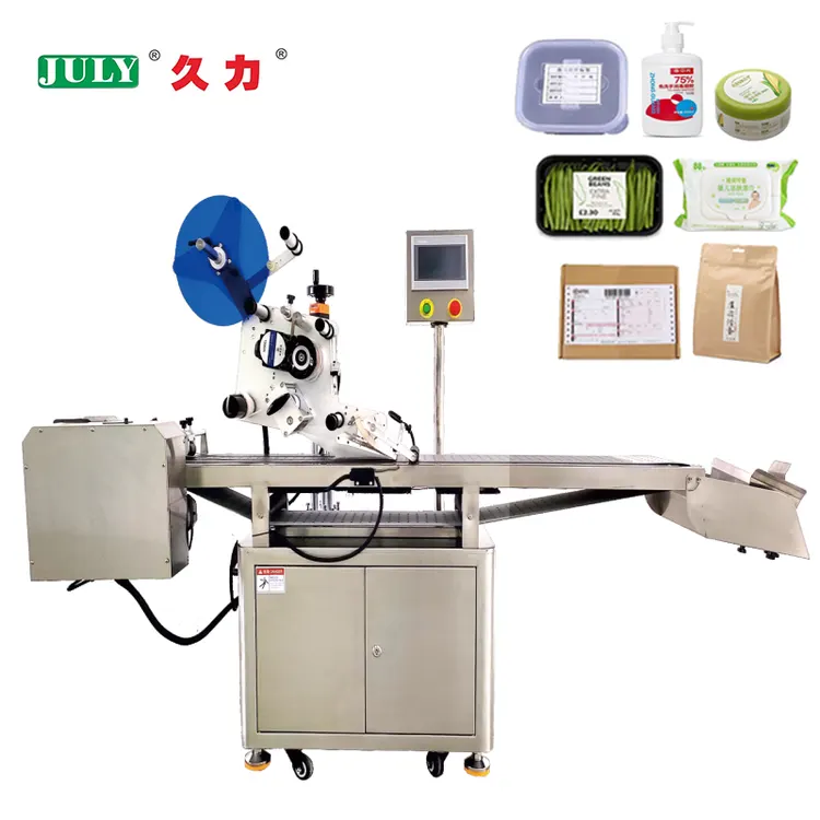 Multifunctional Automatic Suction Paging Upper Plane Labeling Machine for Various Cards and PE Bags Label