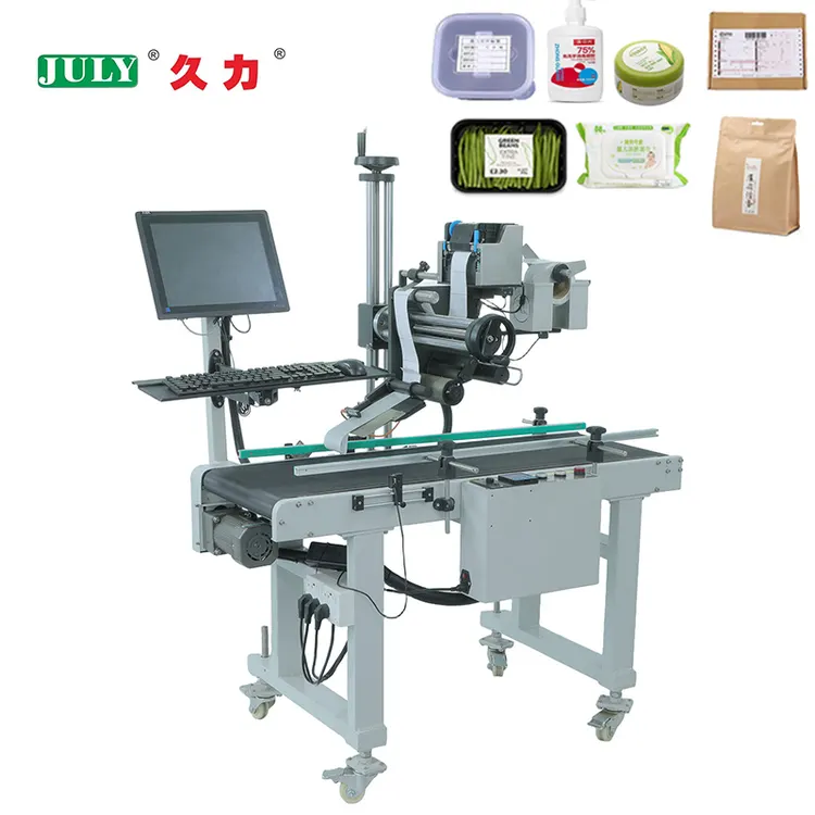 Automatic High Efficiency E-commerce Express Waybill Labeling Machine for Express Box Flat Sticker Express Parcel Labeling