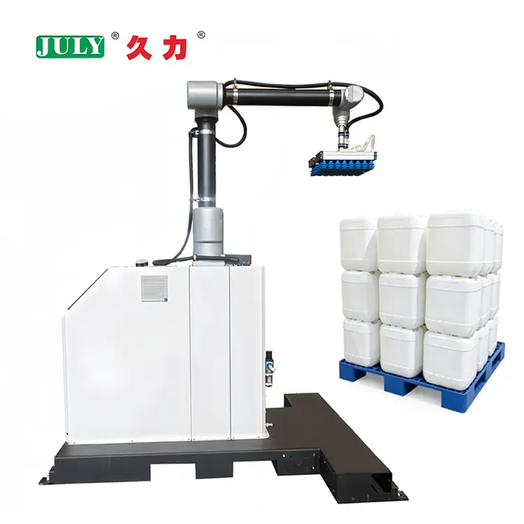 High Speed Robotic Case Palletizer for Corrugated Carton Packing Line