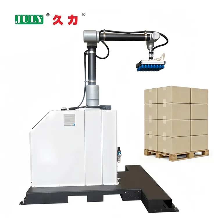 Automation of Line Palletizer Machine for Carton Case and Bag Packaging Payload 30-50KG