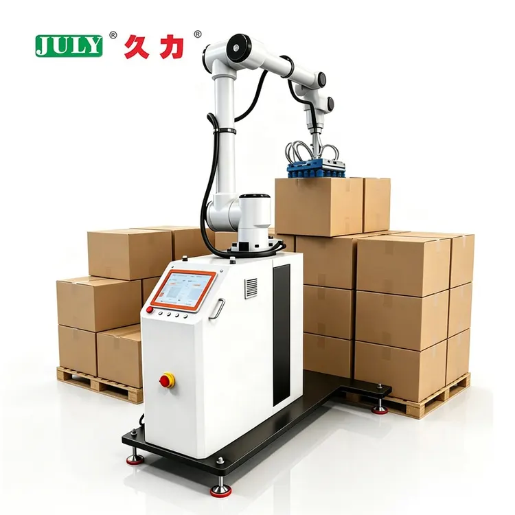 Industrial Automatic Bag Box Carton Palletizer Robot PLC Motor High-Speed Machine