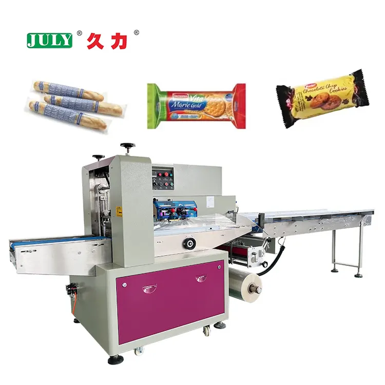 Automatic Bottom Film Horizontal Pack Machine for Fresh Vegetables Fruit and Food Pouches