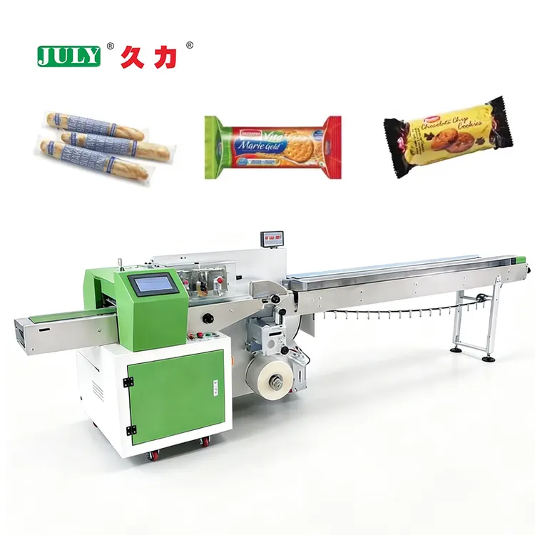 High Speed Automatic Horizontal Wrapping Machine for Processed Meat and Food Plants