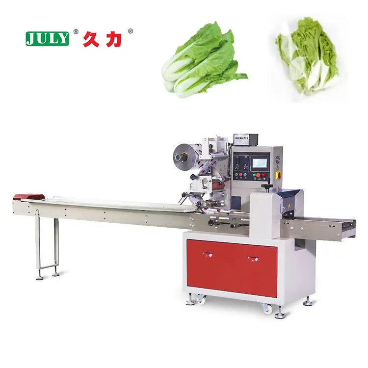 High Speed Servo Motor Horizontal Pillow Packing Machine Function for Biscuits Snacks Vegetable