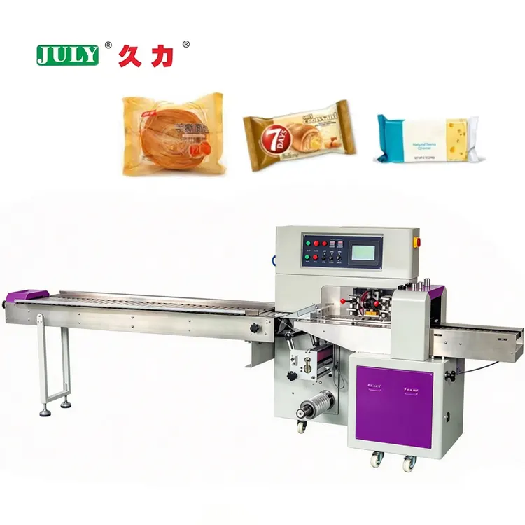 CE Standard Automatic Horizontal Pillow Packaging Machine for Global Food Processing Lines