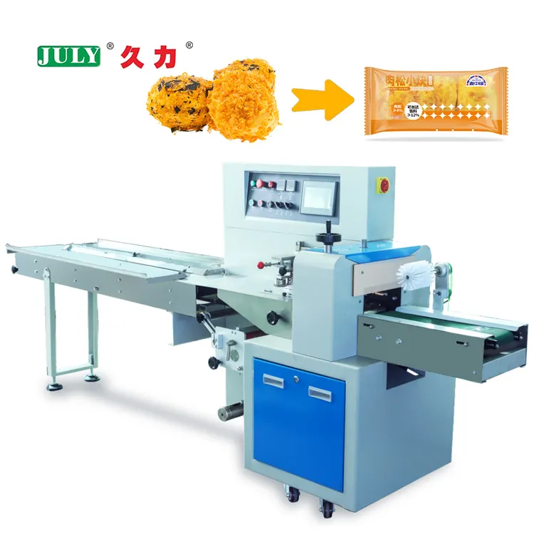 Servo Motor Horizontal Pillow Wrapper for Chocolate Energy Bar and Snack Food