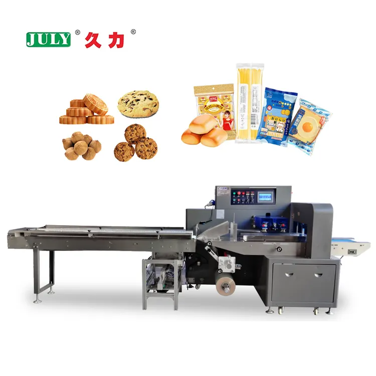 Hygienic Stainless Steel Flow Wrapper for Bread Candy and Food Products